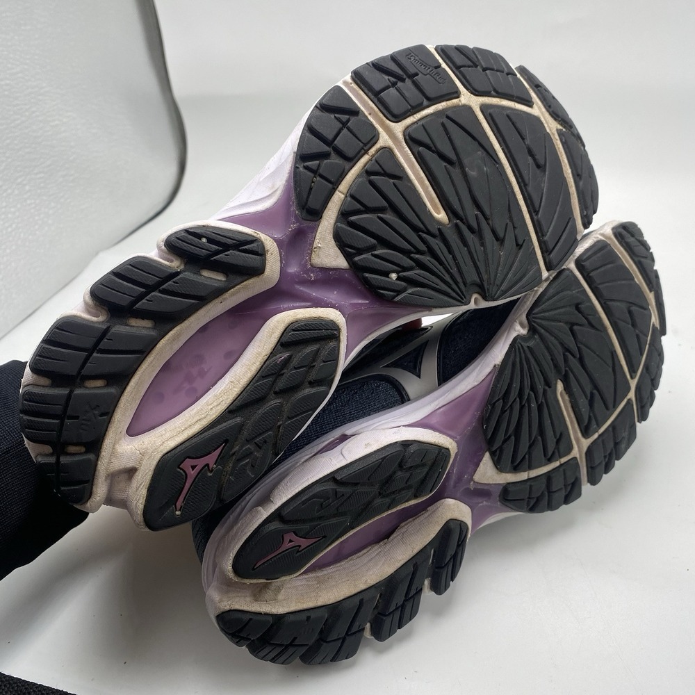 Mizuno Shoes Women Size 7 Wave Rider 23 Gray Athletic Running Trainers 3993 - Picture 15 of 16